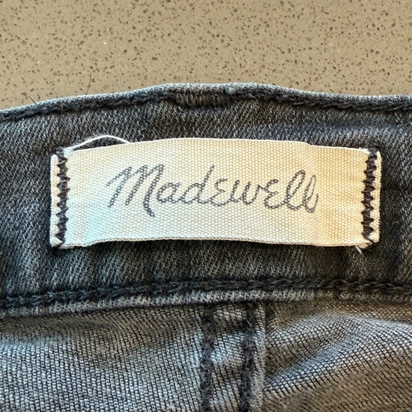 MADEWELL Women's 10" High-Rise Skinny Jeans Size 27P In Berkeley Black - Picture 6 of 7